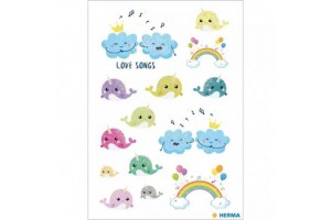 Herma narvál matricacsomag – öntapadós dekor matrica