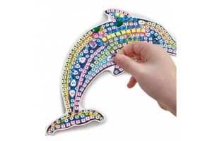 Tengeri állatok mozaikkészlet - teknős, delfin, hal