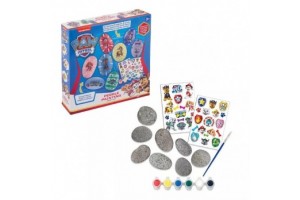 Mancs őrjárat kavicsfestő készlet — 8 kavics, matricák