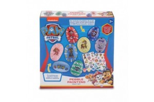 Mancs őrjárat kavicsfestő készlet — 8 kavics, matricák