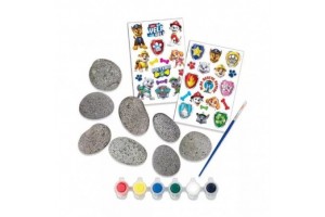 Mancs őrjárat kavicsfestő készlet — 8 kavics, matricák