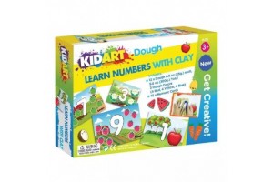 Kid Art gyurmakészlet számkártyákkal