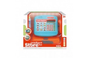 Elektronikus játék pénztárgép (kék-narancs)