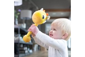 Lamaze mosolygós zsiráf csörgő plüss