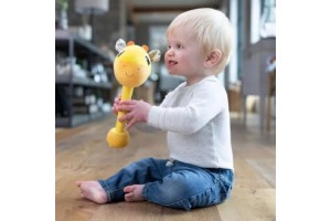 Lamaze mosolygós zsiráf csörgő plüss