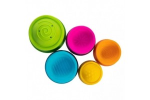 Fat Brain Toys puha toronyépítő bébijáték