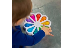 Nyomogatható szilikon virág számokkal (1–10)