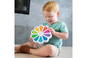 Nyomogatható szilikon virág számokkal (1–10)