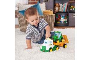 Tomy John Deere farm szett - traktor és teherautó