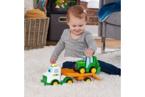 Tomy John Deere farm szett - traktor és teherautó