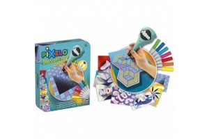 Pixelo lllúzió 3D készlet - pontozó toll és 7 kép