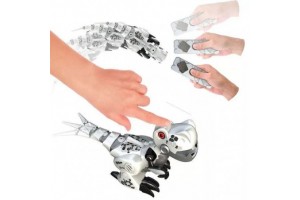 Silverlit Train My Dinos fehér távirányítós robot dínó
