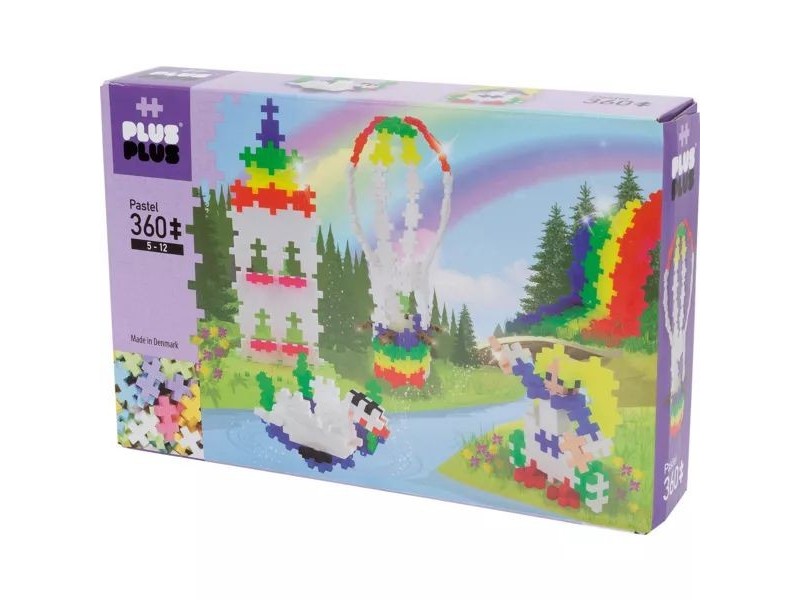Plus-Plus pasztell szivárvány hőlégballon (360 db)