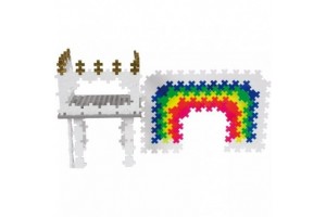 Plus-Plus Szivárványkastély - 760 darabos készlet