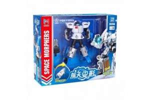 Űrmorfer átalakítható műhold-robot, kék-fehér