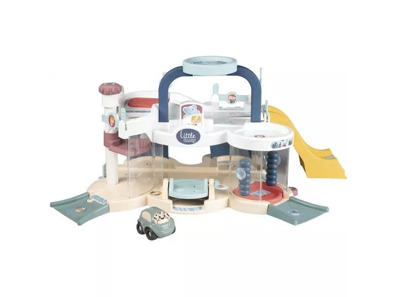 Smoby Első garázsom kétszintes liftes garázs