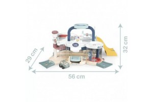 Smoby Első garázsom kétszintes liftes garázs