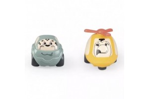 Little Smoby háromszintes liftes garázs 2 kisautóval