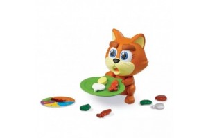 Finnyás Cicus társasjáték - morcos cica és zöldségek