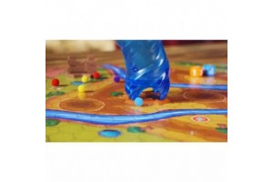 Tornádó riadó társasjáték – doboz és forgószél