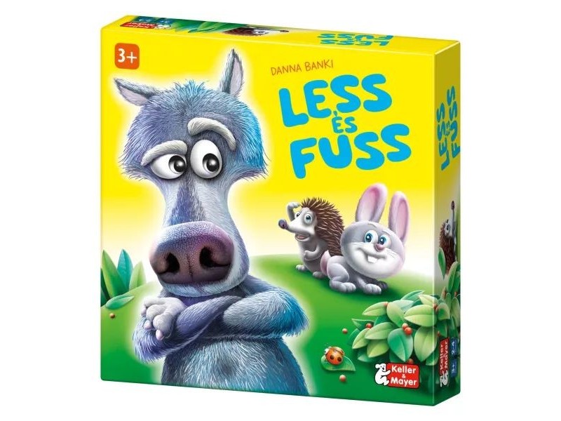 Less és fuss társasjáték — erdei állatok és farkas
