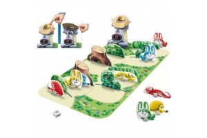 Less és fuss társasjáték — erdei állatok és farkas