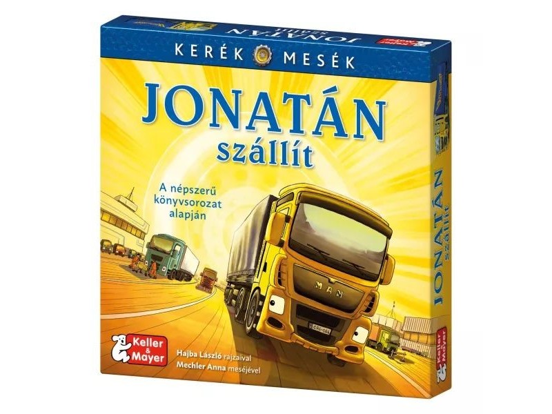 Jonatán kamion és barátai a szállítási versenyben