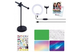 Studio Creator videókészlet — telefon tartó és LED