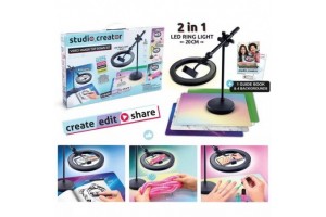 Studio Creator videókészlet — telefon tartó és LED