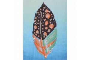 Diamond Dotz - Színes madártoll gyémántszemes kirakó