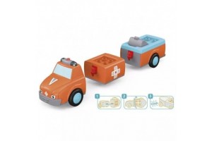 SIKU Anna Amby mentőautó – fény-hang funkció