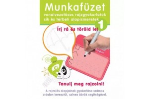 Írj rá és töröld le! vonalvezetéses munkafüzet (A4)