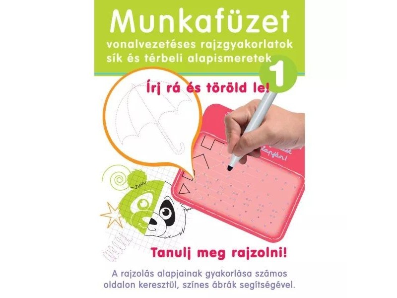 Írj rá és töröld le! vonalvezetéses munkafüzet (A4)