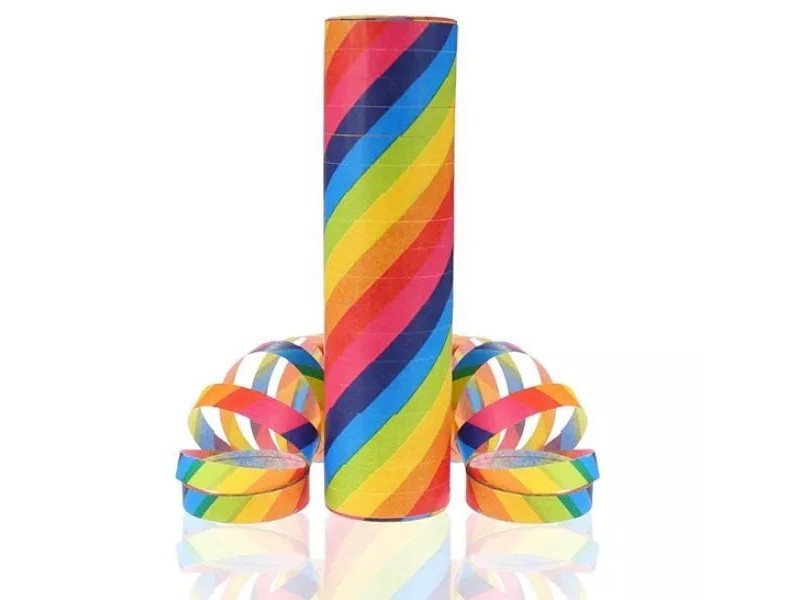 Csíkos szerpentin (18 x 4 m) - vidám party dekor