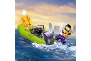 LEGO City Tűzoltóhajó 60373 - tűzoltóhajó és motorcsónak