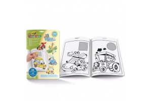 Crayola Mini Kids matricás foglalkoztató – Járgányok