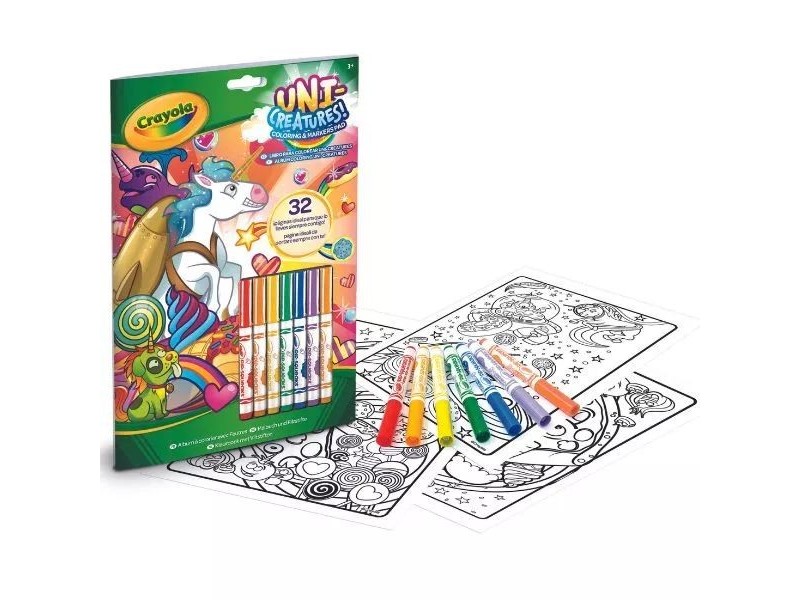 Crayola állatkornis színező 7 filctollal