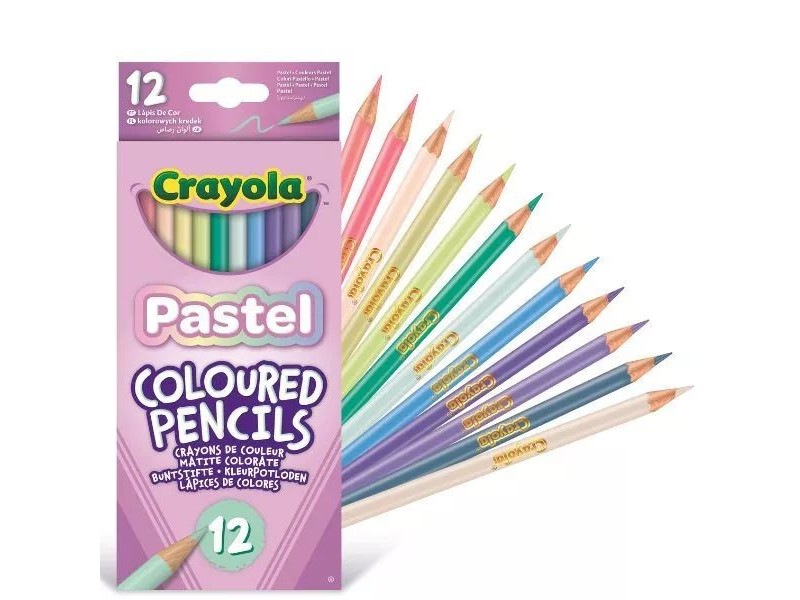 Crayola pasztell színes ceruza készlet 12 db