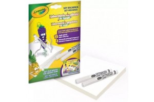 Crayola illatos matricakészítő utántöltő - 15 matricaív, 2 filctoll