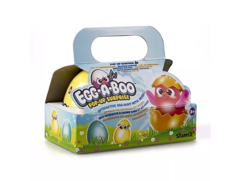 EGG-A-BOO tojásvadászat 2 db-os szett - csipogó tojások