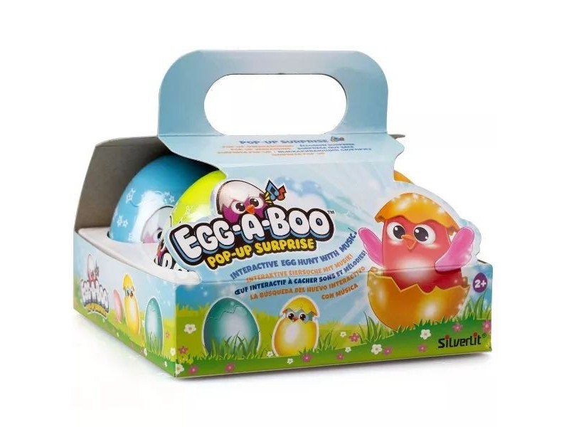 EGG-A-BOO tojásvadászat - 4 db csipogó tojás