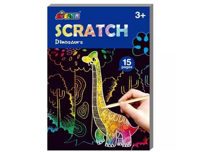 Avenir mini karckép könyv - Dinók