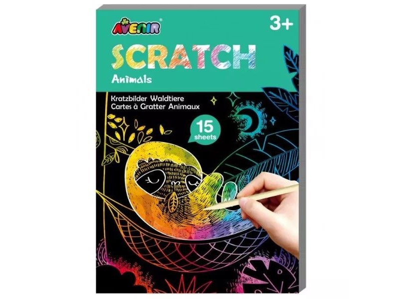 Avenir mini karckép könyv - Állatok borító