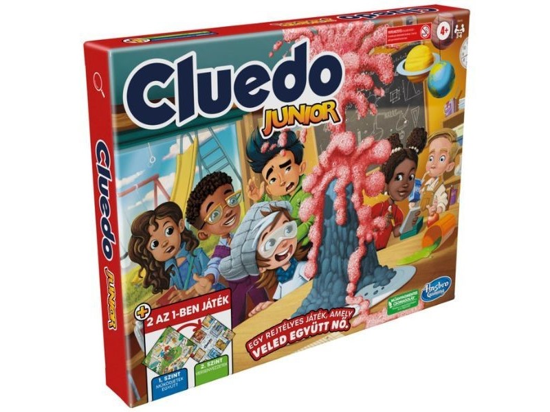 Cluedo Junior - kétoldalú, gyerekbarát társasjáték