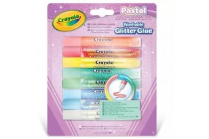 Crayola pasztell csillámos ragasztó 8 db