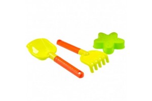 Homokozószett összecsukható vödörrel, tengeri csillag