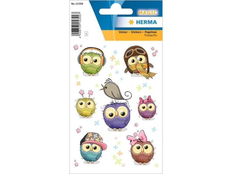 Herma bagoly matricacsomag - öntapadós matricák