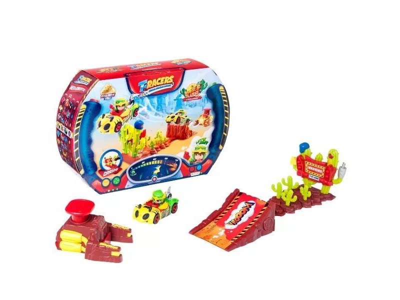 T-Racers kilövőpálya és versenyautó