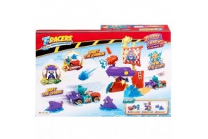 T-Racers: Kalóztámadás cápákkal játékszett - versenyautó