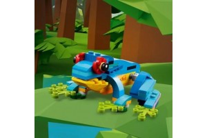 LEGO Creator 31136 Egzotikus papagáj - 3 az 1-ben